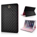 Luxury Crown Leather Smart Stand Case Cover For iPad Air 2 (iPad 6) - Black