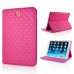 Luxury Crown Leather Smart Stand Case Cover For iPad Mini 1/2/3 - Magenta