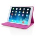 Luxury Crown Leather Smart Stand Case Cover For iPad Mini 1/2/3 - Magenta