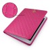 Luxury Crown Leather Smart Stand Case Cover For iPad Mini 1/2/3 - Magenta