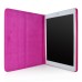 Luxury Crown Leather Smart Stand Case Cover For iPad Mini 1/2/3 - Magenta