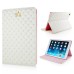 Luxury Crown Leather Smart Stand Case Cover For iPad Mini 1/2/3 - White