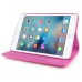 Luxury Crown Leather Smart Stand Case Cover For iPad Mini 4 - Magenta