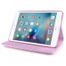 Luxury Crown Leather Smart Stand Case Cover For iPad Mini 4 - Pink