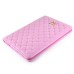 Luxury Crown Leather Smart Stand Case Cover For iPad Mini 4 - Pink