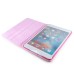 Luxury Crown Leather Smart Stand Case Cover For iPad Mini 4 - Pink