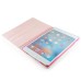 Luxury Crown Leather Smart Stand Case Cover For iPad Mini 4 - White