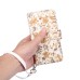 Luxury Detachable Crazy Horse Leather Case Wallet With Card Holder for Samsung Galaxy S7 G930 - White Floral Print