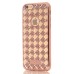 Luxury Diamond Glitter Transparent TPU Back Case Cover for iPhone 6 / 6s Plus - Rose gold