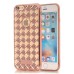 Luxury Diamond Glitter Transparent TPU Back Case Cover for iPhone 6 / 6s Plus - Rose gold