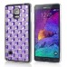 Luxury Diamond Rhinestone Gem Snap On TPU Hard Back Case Cover For Samsung Galaxy Note 4 - Big Gem Purple