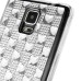 Luxury Diamond Rhinestone Gem Snap On TPU Hard Back Case Cover For Samsung Galaxy Note 4 - Big Gem White