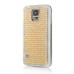 Luxury Diamond Rhinestone Gem Snap On TPU Hard Back Case Cover For Samsung Galaxy S5 G900 - Small Gem Gold