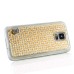 Luxury Diamond Rhinestone Gem Snap On TPU Hard Back Case Cover For Samsung Galaxy S5 G900 - Small Gem Gold