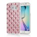 Luxury Diamond Rhinestone Gem Snap On TPU Hard Back Case Cover For Samsung Galaxy S6 Edge - Big Gem Pink