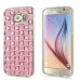 Luxury Diamond Rhinestone Gem Snap On TPU Hard Back Case Cover For Samsung Galaxy S6 G920 - Big Gem Pink