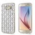 Luxury Diamond Rhinestone Gem Snap On TPU Hard Back Case Cover For Samsung Galaxy S6 G920 - Big Gem White