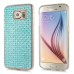 Luxury Diamond Rhinestone Gem Snap On TPU Hard Back Case Cover For Samsung Galaxy S6 G920 - Small Gem Blue