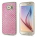 Luxury Diamond Rhinestone Gem Snap On TPU Hard Back Case Cover For Samsung Galaxy S6 G920 - Small Gem Pink