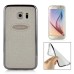 Luxury Golden Shiny Powder Glitter TPU Back  Case Cover For Samsung Galaxy S6 G920 - Black