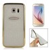 Luxury Golden Shiny Powder Glitter TPU Back  Case Cover For Samsung Galaxy S6 G920 - Gold