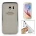 Luxury Golden Shiny Powder Glitter TPU Back  Case Cover For Samsung Galaxy S6 G920 - Silver