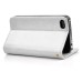 Luxury Magnetic Folio PU Leather Wallet Flip Case With Card Slots And Holder For iPhone 4 / 4S