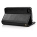 Luxury Magnetic Folio PU Leather Wallet Flip Case With Card Slots And Holder For iPhone 4 / 4S