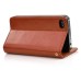 Luxury Magnetic Folio PU Leather Wallet Flip Case With Card Slots And Holder For iPhone 4 / 4S