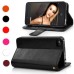 Luxury Magnetic Folio PU Leather Wallet Flip Case With Card Slots And Holder For iPhone 4 / 4S