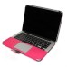 Luxury PU Leather Case Cover For MacBook Air 13 inch - Magenta