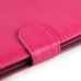 Luxury PU Leather Case Cover For MacBook Air 13 inch - Magenta