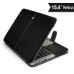 Luxury PU Leather Case Cover For MacBook Pro With Retina Display 15 inch - Black