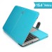 Luxury PU Leather Case Cover For MacBook Pro With Retina Display 15 inch - Blue