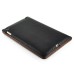 Luxury PU Leather Case With Kickstand Hand Strap Card Holder Flip Cover For Apple iPad Mini 4 - Black