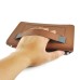 Luxury PU Leather Case With Kickstand Hand Strap Card Holder Flip Cover For Apple iPad Mini 4 - Brown