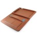 Luxury PU Leather Case With Kickstand Hand Strap Card Holder Flip Cover For Apple iPad Mini 4 - Brown