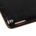 Luxury PU Leather Case With Kickstand Hand Strap Flip Cover For Apple iPad Air (iPad 5) / Air 2 (iPad 6) - Black