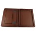 Luxury PU Leather Case With Kickstand Hand Strap Flip Cover For Apple iPad Air (iPad 5) / Air 2 (iPad 6) - Brown