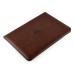 Luxury PU Leather Case With Kickstand Hand Strap Flip Cover For Apple iPad Air (iPad 5) / Air 2 (iPad 6) - Brown