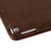 Luxury PU Leather Case With Kickstand Hand Strap Flip Cover For Apple iPad Air (iPad 5) / Air 2 (iPad 6) - Brown