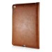 Luxury PU Leather Case With Kickstand Hand Strap Flip Cover For Apple iPad Air (iPad 5) / Air 2 (iPad 6) - Light Brown