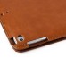 Luxury PU Leather Case With Kickstand Hand Strap Flip Cover For Apple iPad Air (iPad 5) / Air 2 (iPad 6) - Light Brown