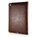 Luxury PU Leather Case With Kickstand Hand Strap Flip Cover For Apple iPad Mini 1 / 2 / 3 - Brown