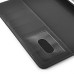 Luxury Pull- Up PU Leather Wake/Sleep Dormancy Flip Stand Case With Card Slots For iPad Mini 4 - Black