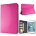 Luxury Pull- Up PU Leather Wake/Sleep Dormancy Flip Stand Case With Card Slots For iPad Mini 4 - Magenta