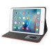 Luxury Pull- Up PU Leather Wake/Sleep Dormancy Flip Stand Case With Card Slots For iPad Mini 4 - Red