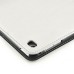 Luxury Pull- Up PU Leather Wake/Sleep Dormancy Flip Stand Case With Card Slots For iPad Mini 4 - White