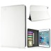 Luxury Pull- Up PU Leather Wake/Sleep Dormancy Flip Stand Case With Card Slots For iPad Mini 4 - White