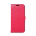 Luxury Sheepskin Pressed Flower Flip PU Leather Cover Case Wallet for Samsung Galaxy S7 Edge G935 -Rose red